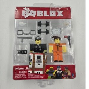 Roblox Prison Life Game Pack Jazwares 10741 Police SWAT & Inmate Figures New